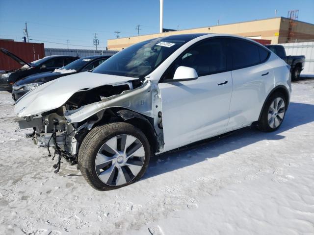TESLA MODEL Y 2022 with VIN 7SAYGDEE4NF385018 - Photo from auction