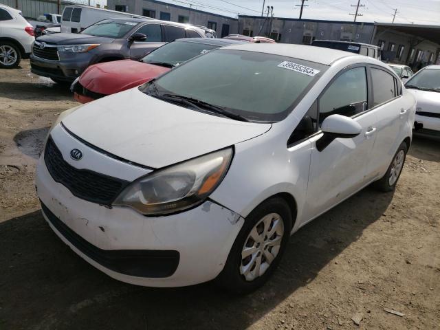 KIA RIO LX 2012 with VIN KNADM4A33C6044014 - Photo from auction