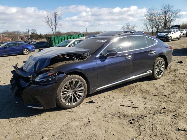 LEXUS LS 500H 2018 with VIN JTHCYLFF4J5001108 - Photo from auction