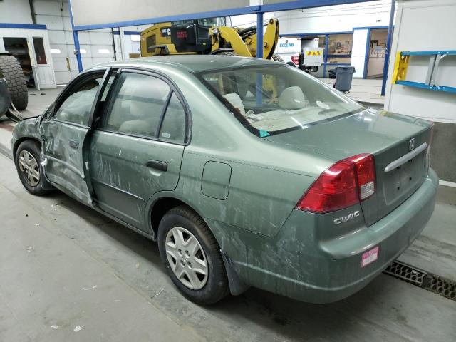 Photo 2 from auction – 2003 HONDA CIVIC DX with VIN 2HGES16143H515901
