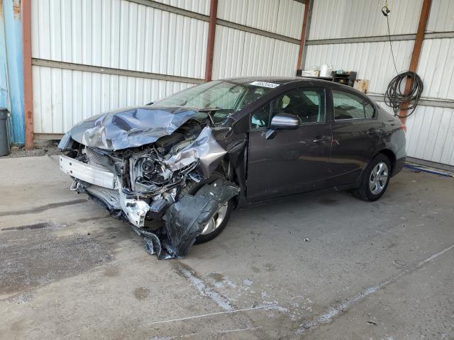 HONDA CIVIC LX 2015 with VIN 19XFB2F51FE271801 - Photo from auction