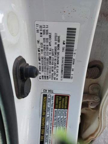 Photo 14 from auction – 2013 HONDA CR-V LX with VIN 5J6RM3H32DL044740