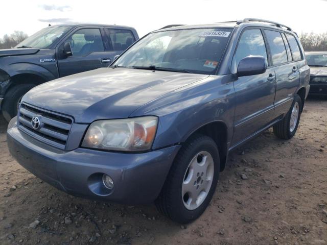 TOYOTA HIGHLANDER 2006 with VIN JTEEP21A660183705 - Photo from auction