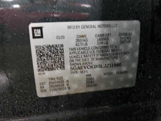 Photo 14 from auction – 2020 BUICK ENCLAVE AV with VIN 5GAEVCKW8LJ211960