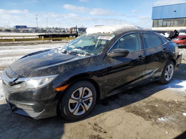 HONDA CIVIC LX 2018 with VIN 19XFC2F51JE022100 - Photo from auction