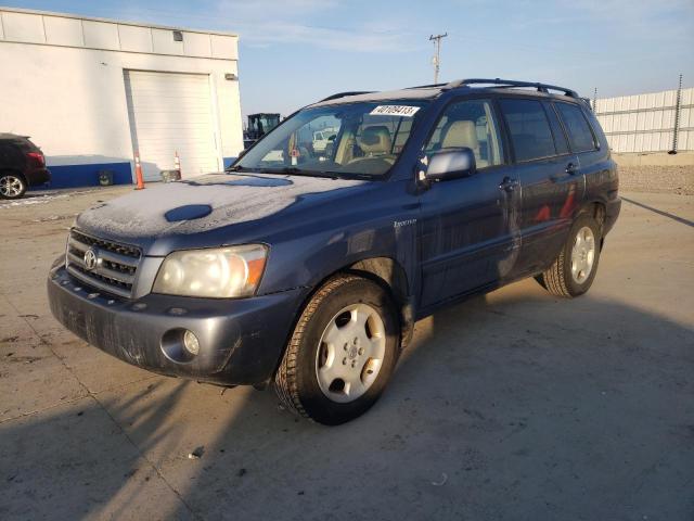 TOYOTA HIGHLANDER 2005 with VIN JTEDP21A650049707 - Photo from auction