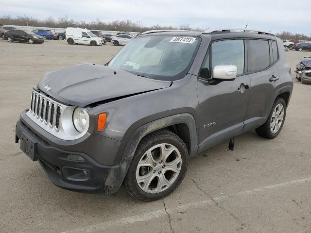 JEEP RENEGADE L 2017 with VIN ZACCJADB8HPE54689 - Photo from auction