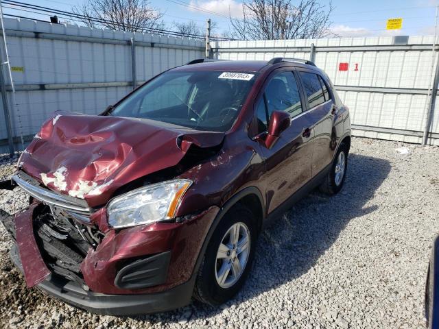 CHEVROLET TRAX 1LT 2016 with VIN 3GNCJLSB0GL254564 - Photo from auction