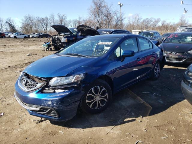 HONDA CIVIC LX 2015 with VIN 2HGFB2F57FH556007 - Photo from auction