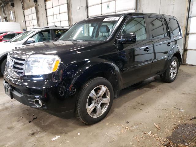 HONDA PILOT EXL 2013 with VIN 5FNYF4H66DB040186 - Photo from auction