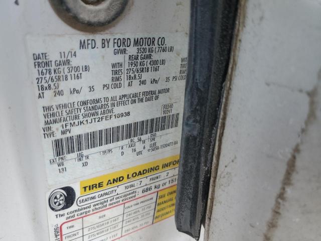 Photo 14 from auction – 2015 FORD EXPEDITION with VIN 1FMJK1JT2FEF18938