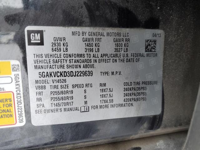 Photo 14 from auction – 2013 BUICK ENCLAVE with VIN 5GAKVCKD3DJ229639