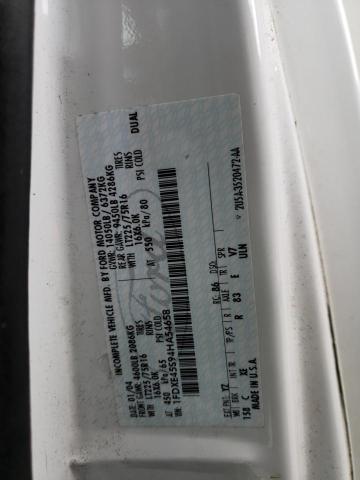 Photo 10 from auction – 2004 JAYC MOTORHOME with VIN 1FDXE45S94HA54658