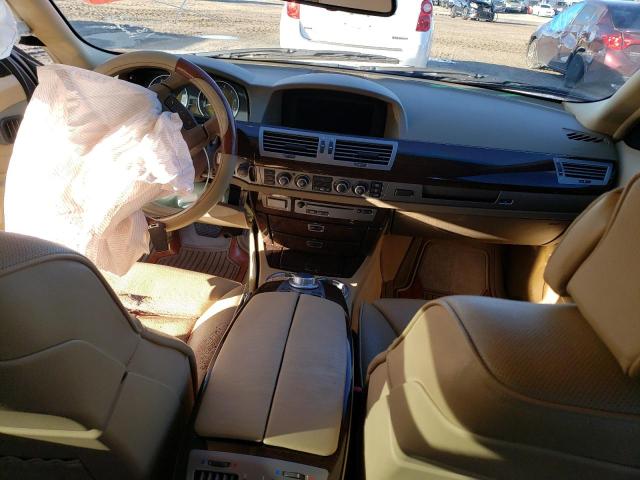 Photo 8 from auction – 2007 BMW 750 with VIN WBAHN83547DT69499