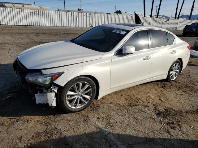 INFINITI Q50 BASE 2017 with VIN JN1CV7AP9HM640976 - Photo from auction