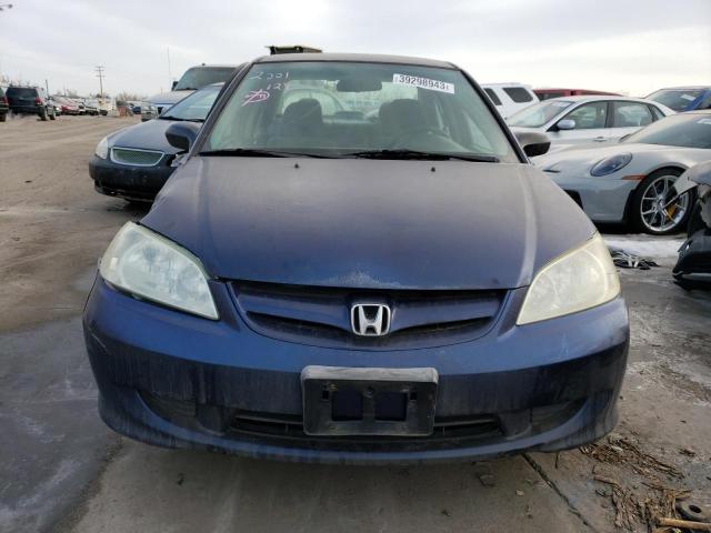 Photo 5 from auction – 2005 HONDA CIVIC LX with VIN 2HGES15535H503777