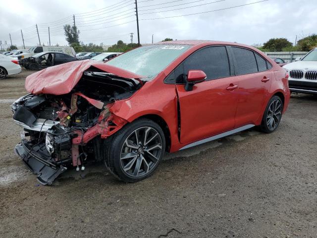 TOYOTA COROLLA SE 2020 with VIN 5YFS4RCEXLP013552 - Photo from auction