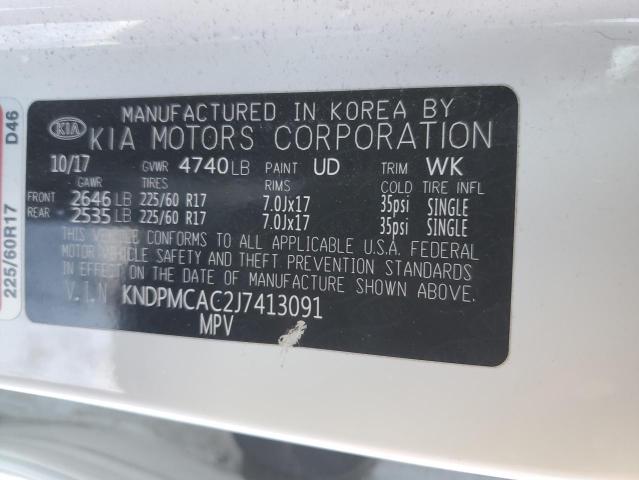 Photo 14 from auction – 2018 KIA SPORTAGE L with VIN KNDPMCAC2J7413091