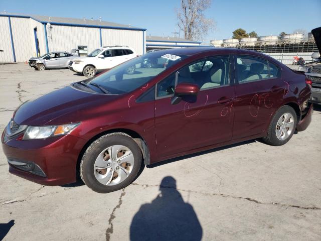 Photo 1 from auction – 2015 HONDA CIVIC LX with VIN 19XFB2F58FE112001