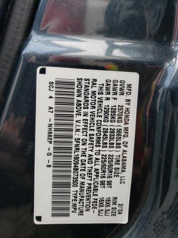 Photo 14 from auction – 2004 HONDA ODYSSEY EX with VIN 5FNRL18094B073500
