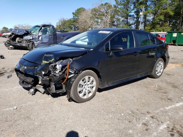 TOYOTA COROLLA LE 2022 with VIN JTDEPMAE2NJ216579 - Photo from auction