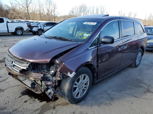 HONDA ODYSSEY EX 2011 with VIN 5FNRL5H6XBB066418 - Photo from auction