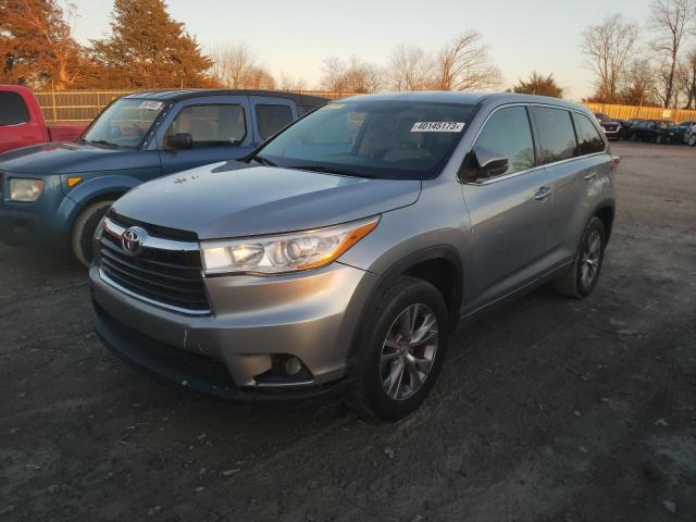 TOYOTA HIGHLANDER 2014 مع رقم تعريف المركبة 5TDZKRFH1ES028249 - صورة من المزاد
