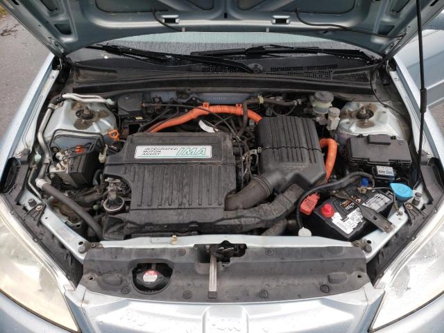 Photo 11 from auction – 2005 HONDA CIVIC HYBR with VIN JHMES95685S006740