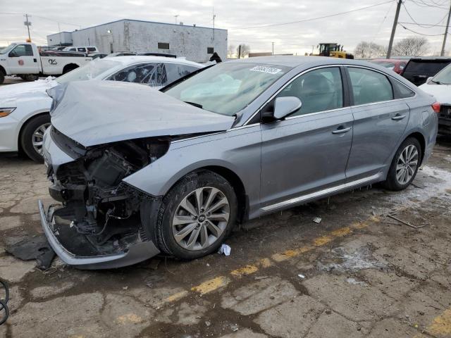 HYUNDAI SONATA 2016 with VIN 5NPE34AF1GH269743 - Photo from auction