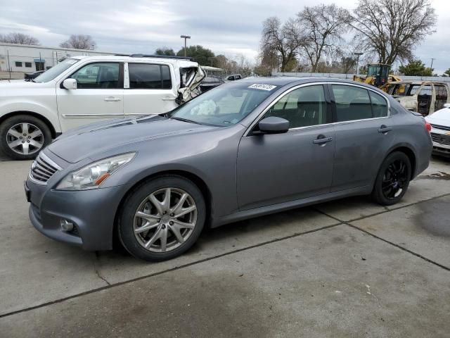 INFINITI G37 BASE 2012 with VIN JN1CV6AP6CM625564 - Photo from auction