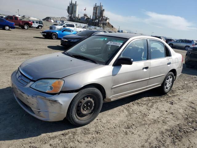 HONDA CIVIC LX 2001 with VIN 2HGES16561H587912 - Photo from auction