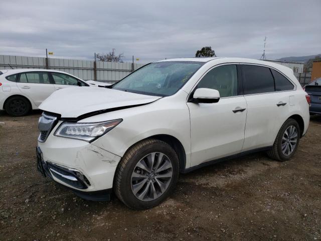 ACURA MDX TECHNO 2016 con VIN 5FRYD4H45GB016534 - Foto de la subasta