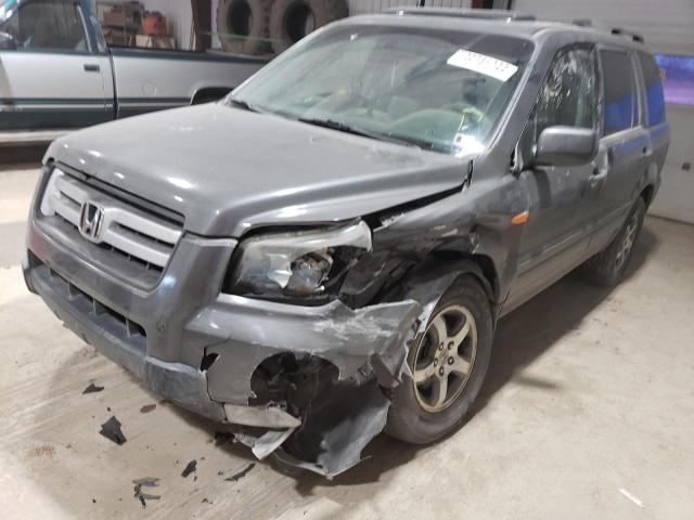 HONDA PILOT EXL 2007 with VIN 2HKYF18587H539938 - Photo from auction