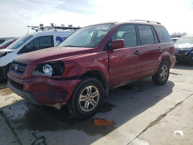 HONDA PILOT EXL 2005 with VIN 5FNYF18655B018406 - Photo from auction