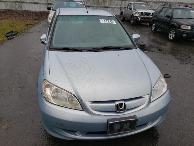 Photo 5 from auction – 2005 HONDA CIVIC HYBR with VIN JHMES95685S006740