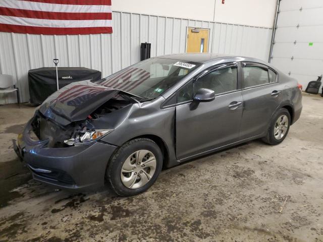 HONDA CIVIC LX 2013 with VIN 19XFB2F5XDE201212 - Photo from auction