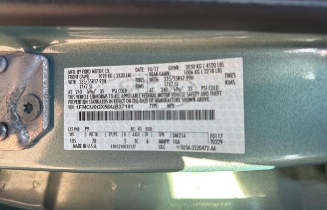 Photo 10 from auction – 2013 FORD ESCAPE SE with VIN 1FMCU0GX5DUB37191
