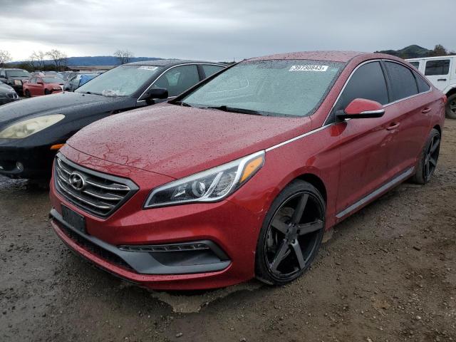 HYUNDAI SONATA SPO 2015 with VIN 5NPE34AF9FH046557 - Photo from auction