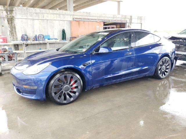 TESLA MODEL 3 2021 with VIN 5YJ3E1EC3MF984551 - Photo from auction