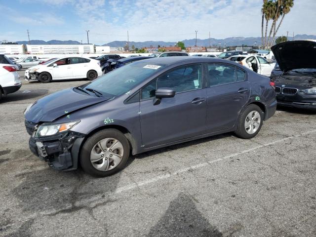 HONDA CIVIC LX 2015 with VIN 19XFB2F56FE291154 - Photo from auction