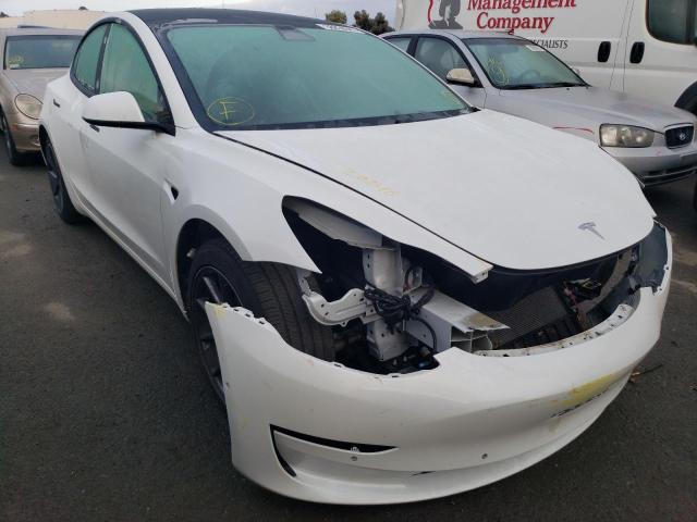 Photo 4 from auction – 2021 TESLA MODEL 3 with VIN 5YJ3E1EA0MF873955