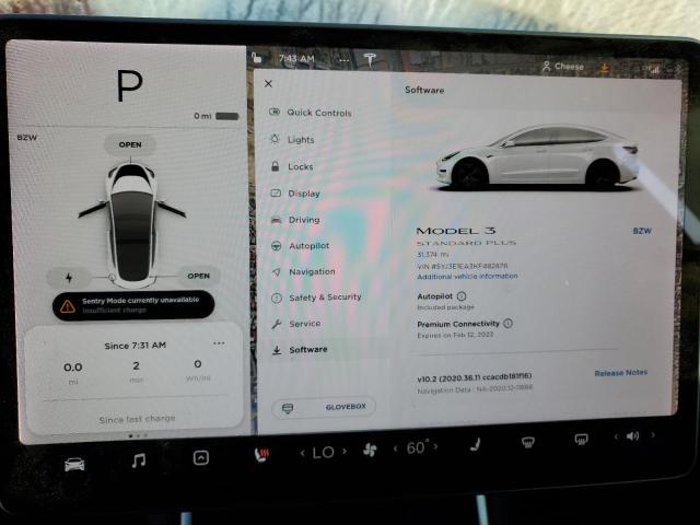 Photo 9 from auction – 2019 TESLA MODEL 3 with VIN 5YJ3E1EA3KF482876