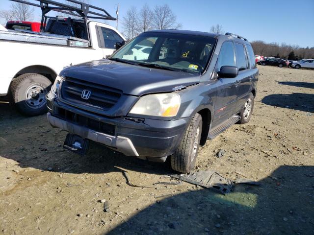 Photo 1 from auction – 2004 HONDA PILOT EXL with VIN 2HKYF18614H593893
