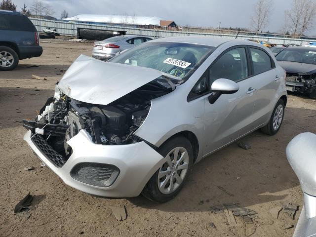 KIA RIO LX 2013 with VIN KNADM5A3XD6180504 - Photo from auction