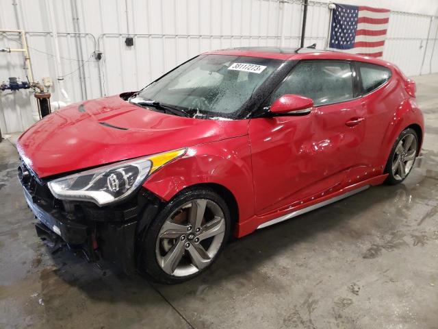HYUNDAI VELOSTER T 2015 with VIN KMHTC6AE1FU240981 - Photo from auction