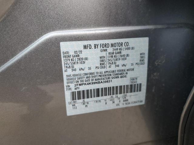 Photo 14 from auction – 2022 FORD EDGE TITAN with VIN 2FMPK4K99NBA39831