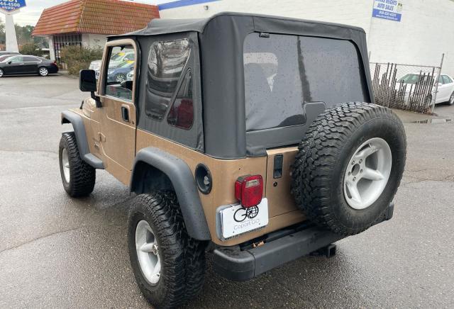 Photo 3 from auction – 2000 JEEP WRANGLER / with VIN 1J4FA29P6YP721052