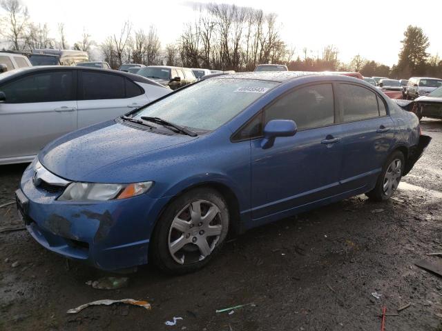 HONDA CIVIC LX 2010 with VIN 19XFA1F59AE005304 - Photo from auction