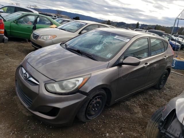 HYUNDAI ACCENT GLS 2014 with VIN KMHCT5AEXEU157400 - Photo from auction