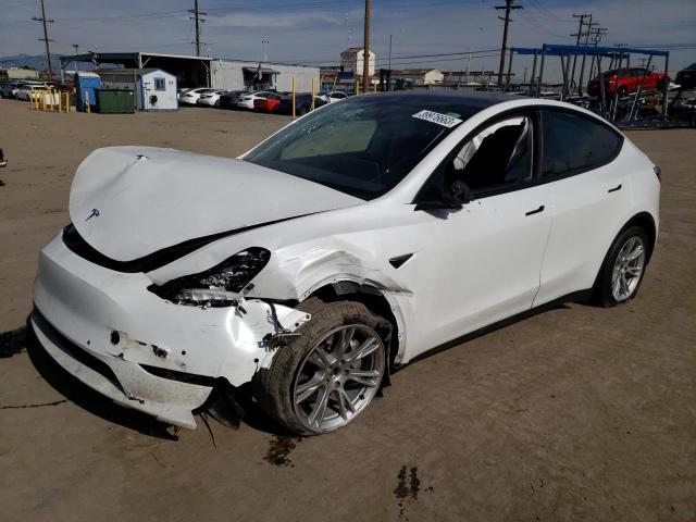 TESLA MODEL Y 2021 مع رقم تعريف المركبة 5YJYGDEE0MF258648 - صورة من المزاد